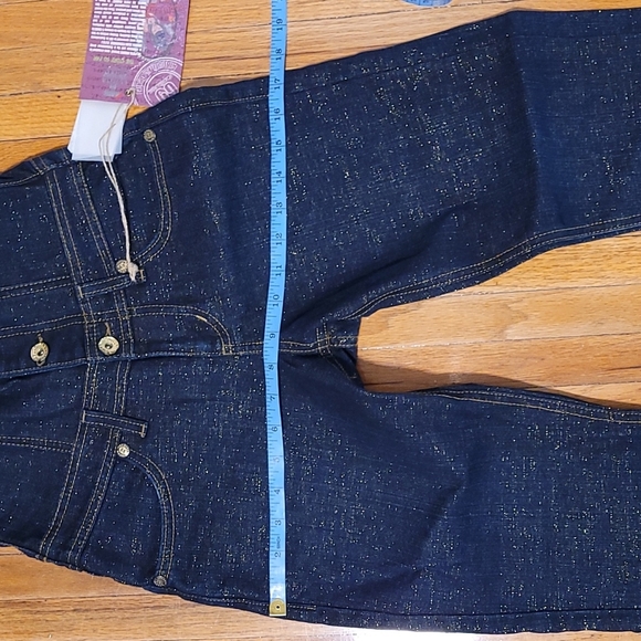 De Puta Madre 69 Dark Denim Overall Jeans Sz 27 - Picture 5 of 15